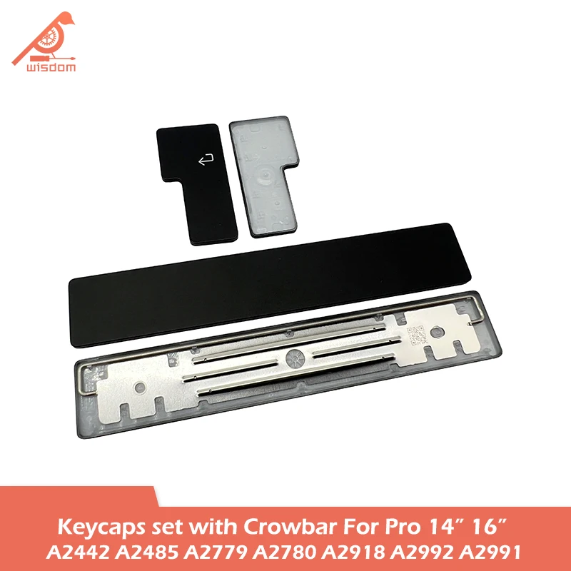 Laptop A2442 A2485 A2779 A2780 A2918 A2992 A2991 Keycaps Keys Key Cap Set for Macbook Pro M1 M2 M3 14" 16" Keyboard Repair
