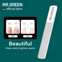 MR.GREEN-nanovidrio limas de uñas, herramienta de Arte de manicura profesional, lavable, para iluminar las uñas fácilmente como esmalte de uñas
