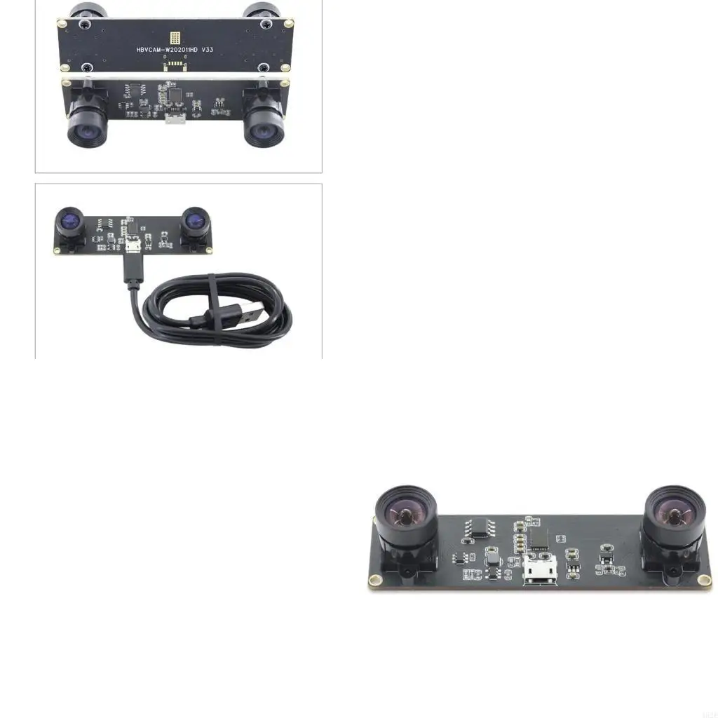 462E USB Camera Module Perfect for Various Applications with Double Manual Lens Perfect for Video Calls and Live Streaming