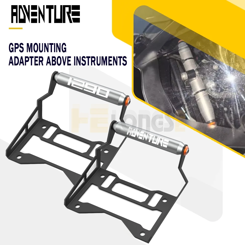 

For KTM 1290 Super Adventure S/R 1290 SUPER ADV S R 2021-2023 2024 Motorcycle GPS Navigation Bracket Phone Supporter Holder Bars
