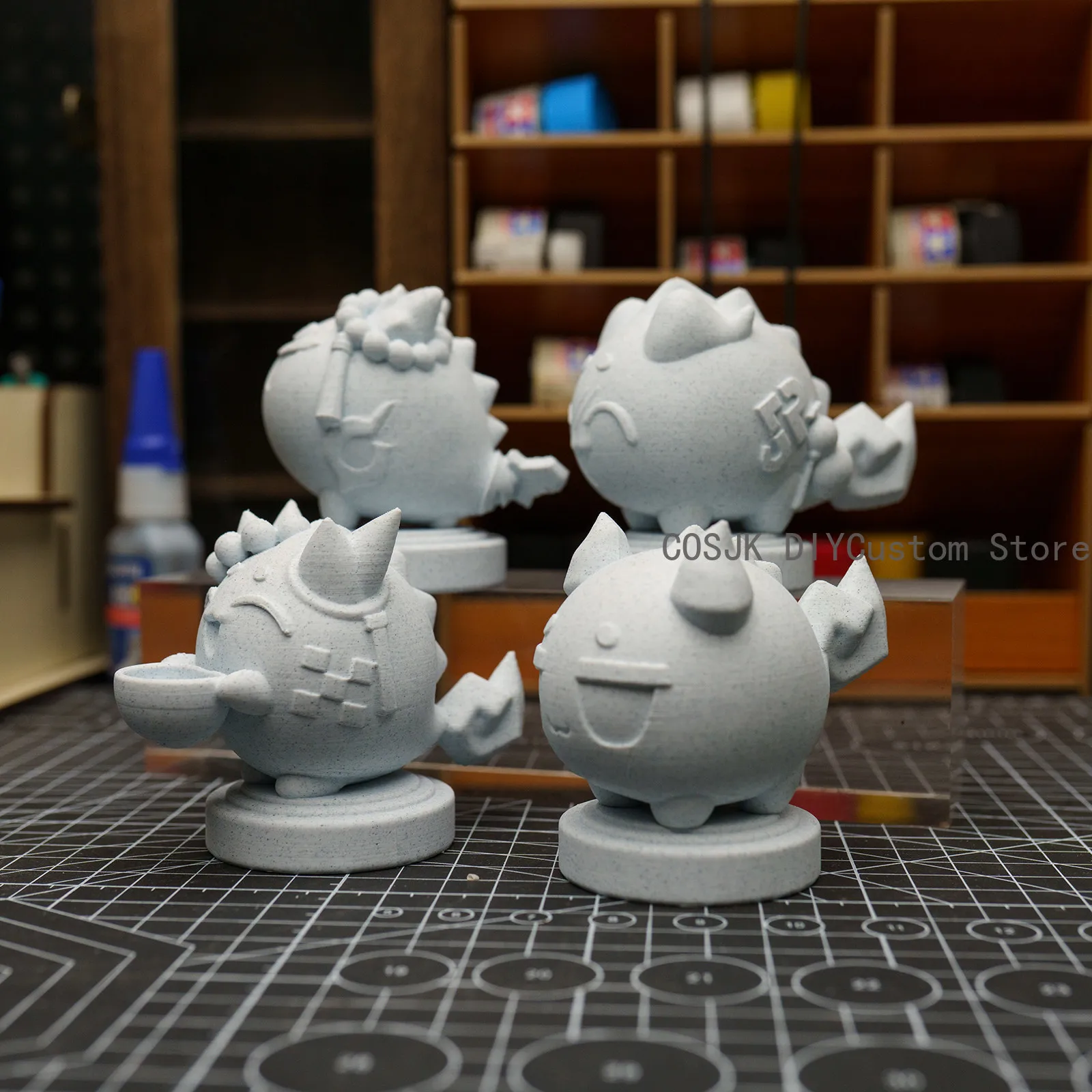 

Game Arknights: Endfield Long Paopao Chongyue Shu Ling Stone Pier Ornament Anime Cosplay Statue Props Halloween Decorations Gift