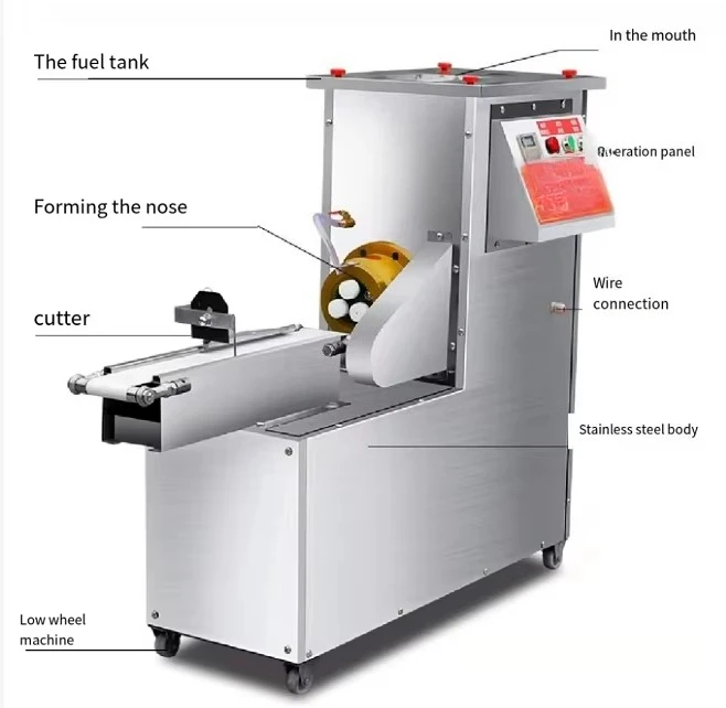 High Quality Dough Twist Machine Snack Manufacturer & Twist Cutting Equipment Grain Product Maker
