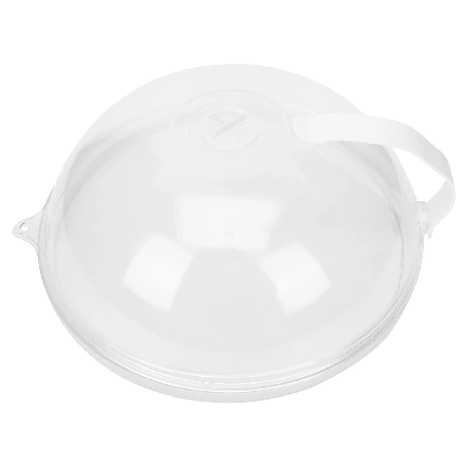 

1Pcs Transparent Microwave Cover Pc Heat-Resistant Lid Tray Prevent Oil Stain Preserve Nutrition Microwave Spray-Proof