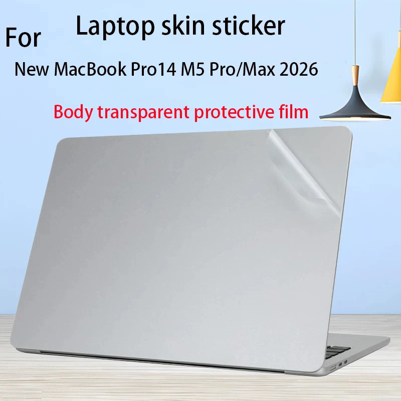 For new MacBook Pro 14 M5 Pro / Max Laptop skin sticker A3434/A3426/A3427 computer body shell protective film anti-scratch vinyl
