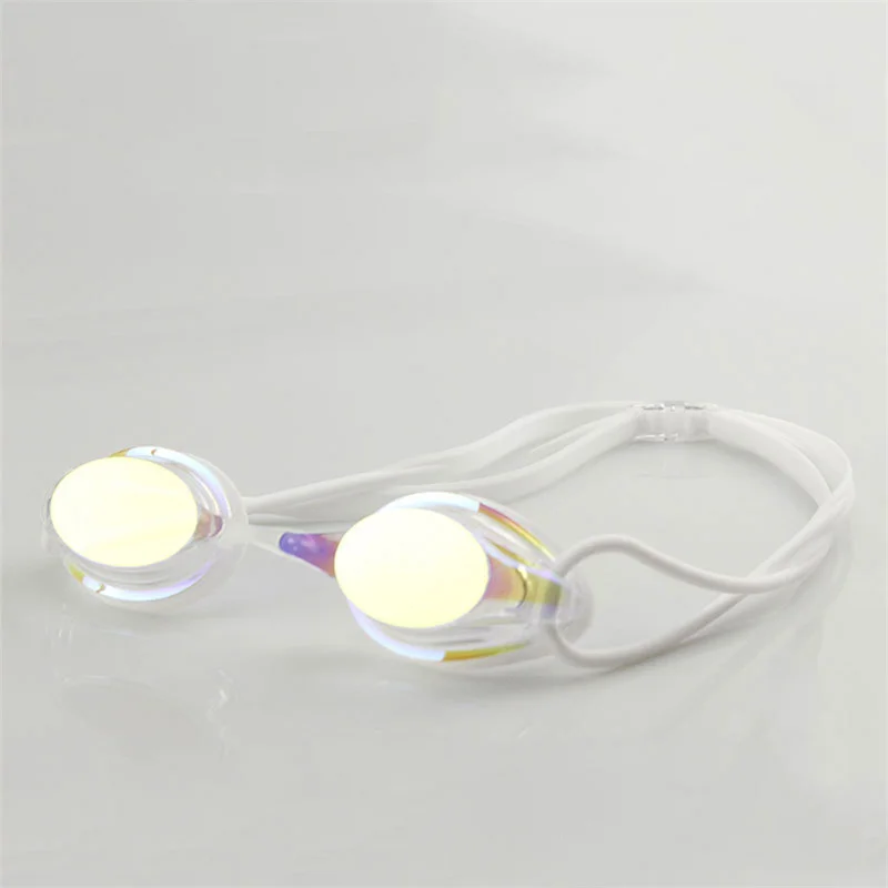 Lunettes de natation de compétition professionnelle, placage Anti-buée, imperméable, Protection UV, Gel de silice, lunettes de plongée, lunettes de course