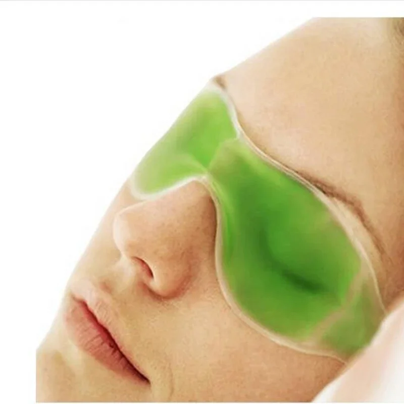 1pc Gel Eye Mask Reusable Cold Cooling Soothing Relief Tired Eye Headache Fatigue Relaxing Pad Remove Dark Circles Eye Ice Bag