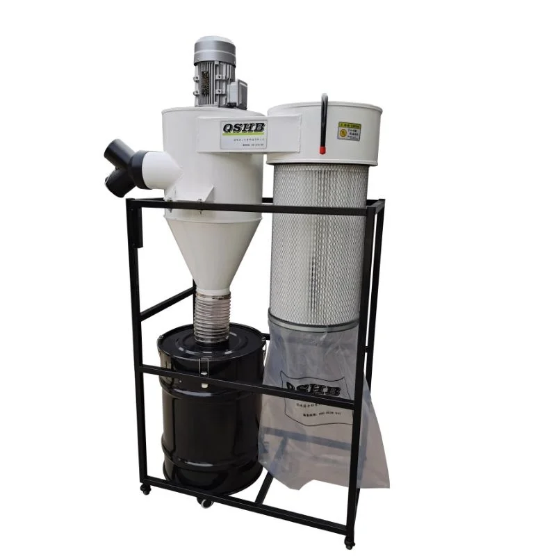 Woodworking Dust Collector Cyclone Vacuum Cleaner With Engine 750W Power 200L Dust Capacity Industrial Use