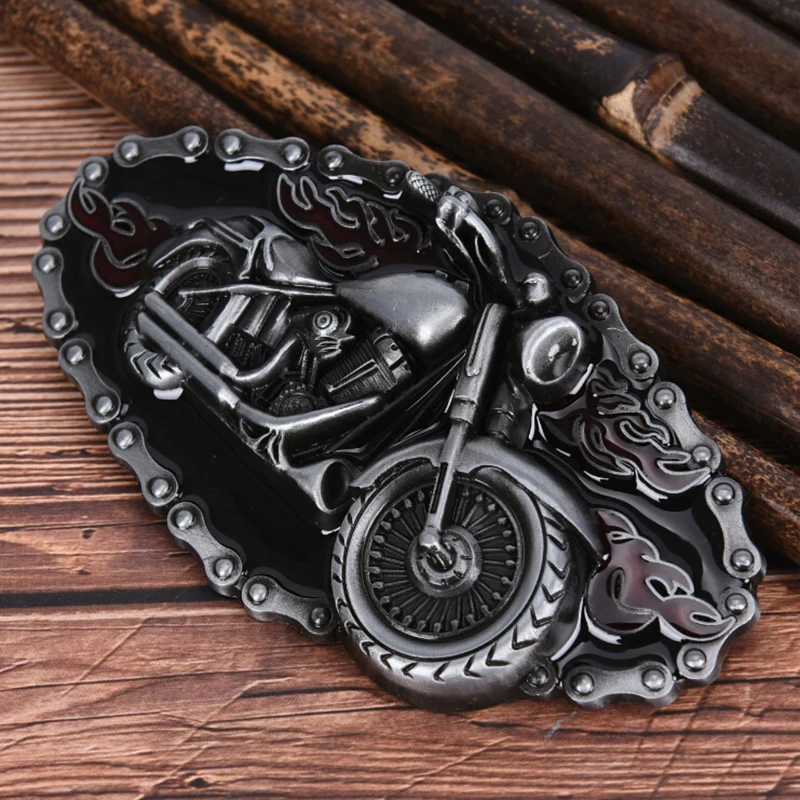 Fashion Men Vintage Motorcycle Modelling Cowboy Alloy Style Belt Buckle