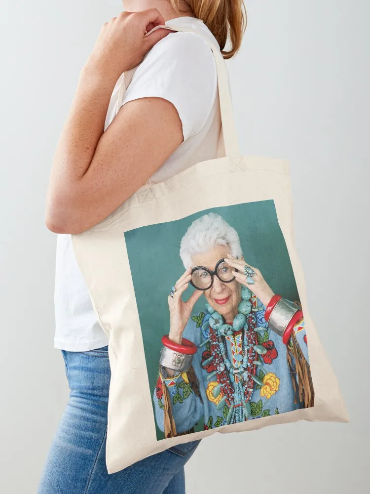 

Iris-apfel funny cartoon a Unisex Tote Bag handbag shopping bag Women's bags