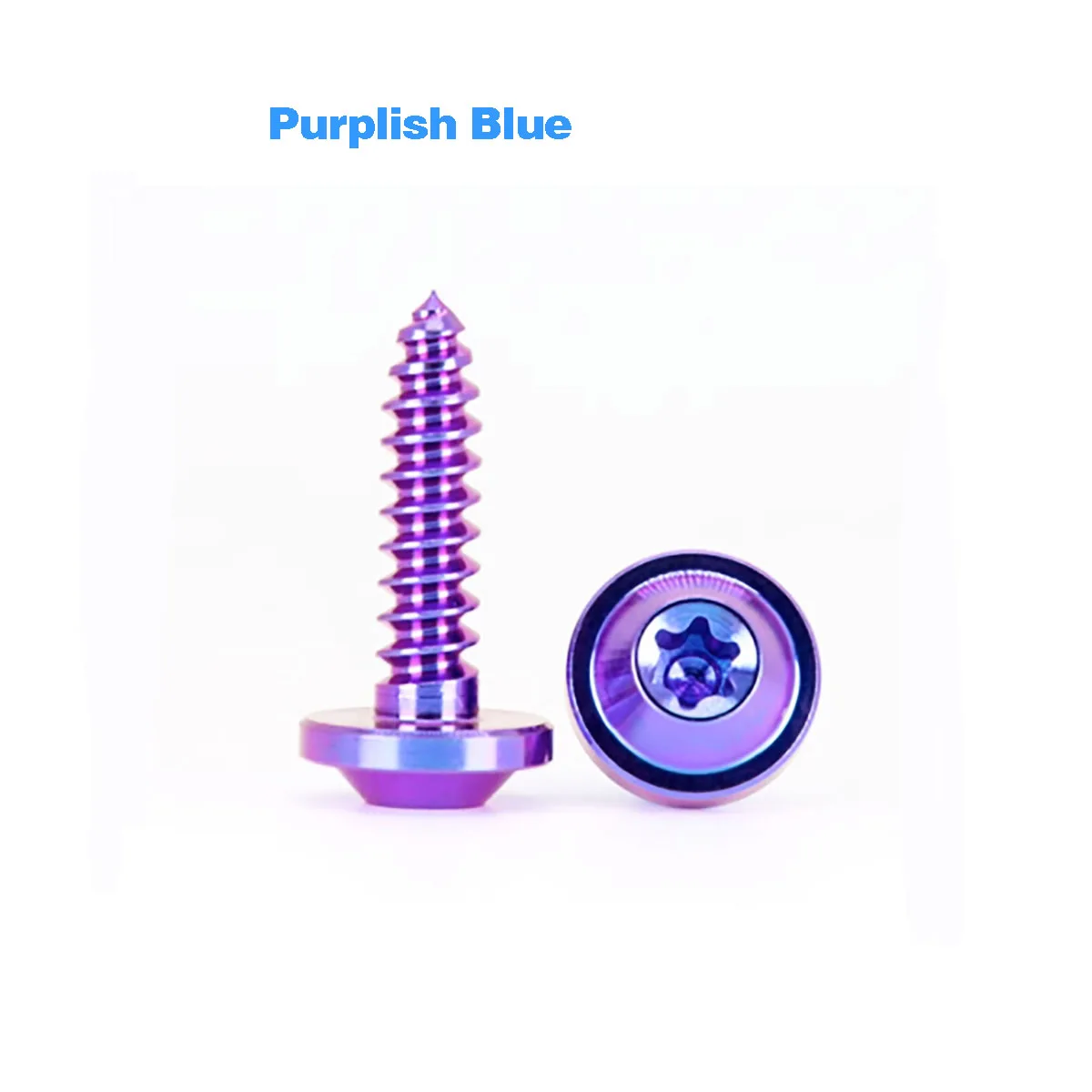 Titanium Alloy Flying Saucer Head Internal Plum Blossom Self Tapping Screw / Modified Bolt