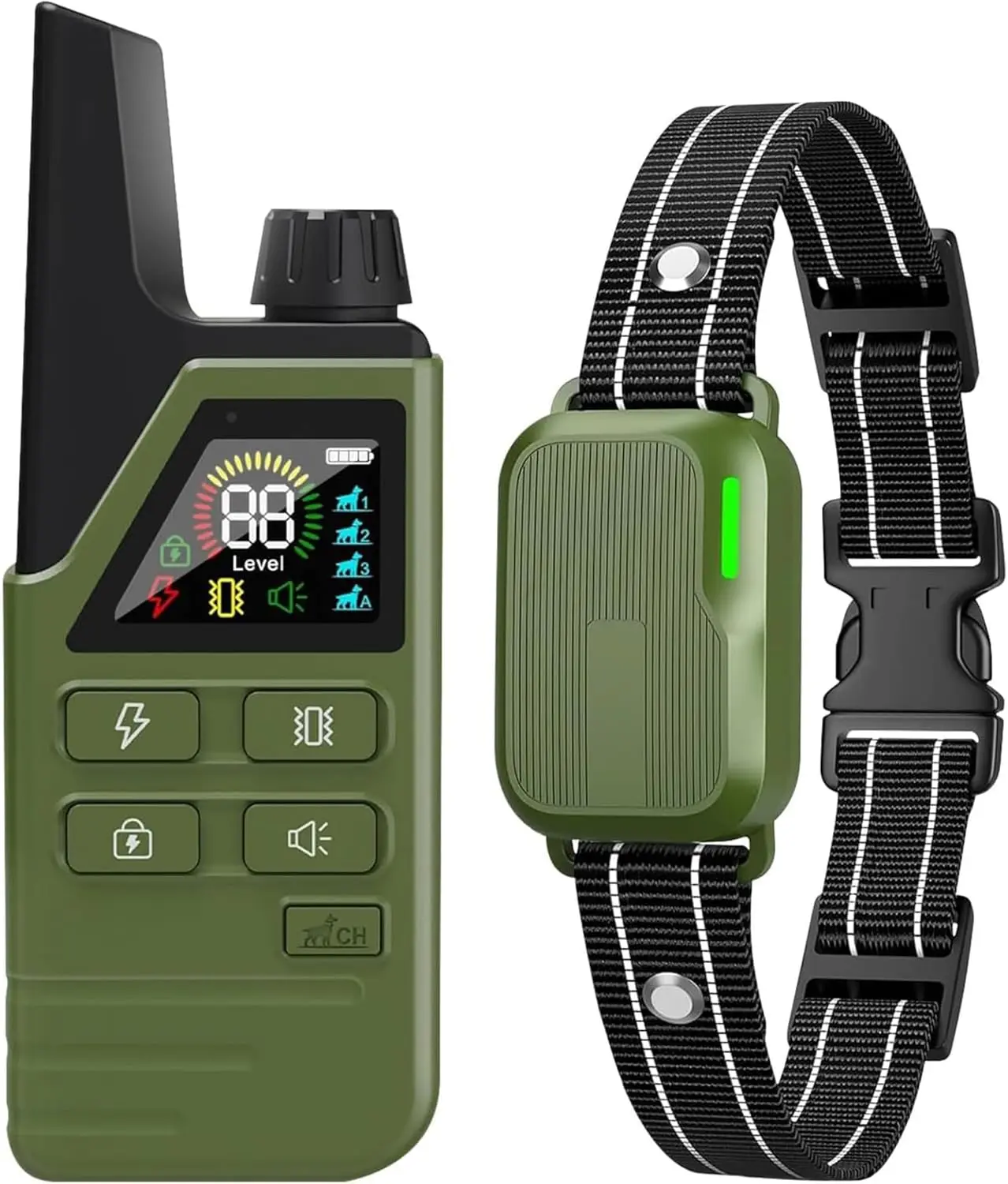 

Ошейник для собак с дистанционным управлением — ошейник для тренировочной лая 4200 футов для маленьких, средних и больших собак