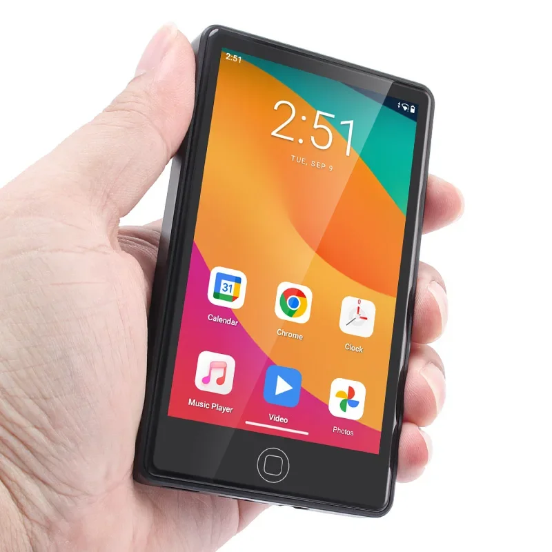 مشغل UNIWA MP004 MP4 Android 14 مع بلوتوث وواي فاي 4 بوصة 3+32 جيجابايت/4+64 جيجابايت 2000 مللي أمبير مشغل MP3 MP4 راديو FM Whatsapp YouTube