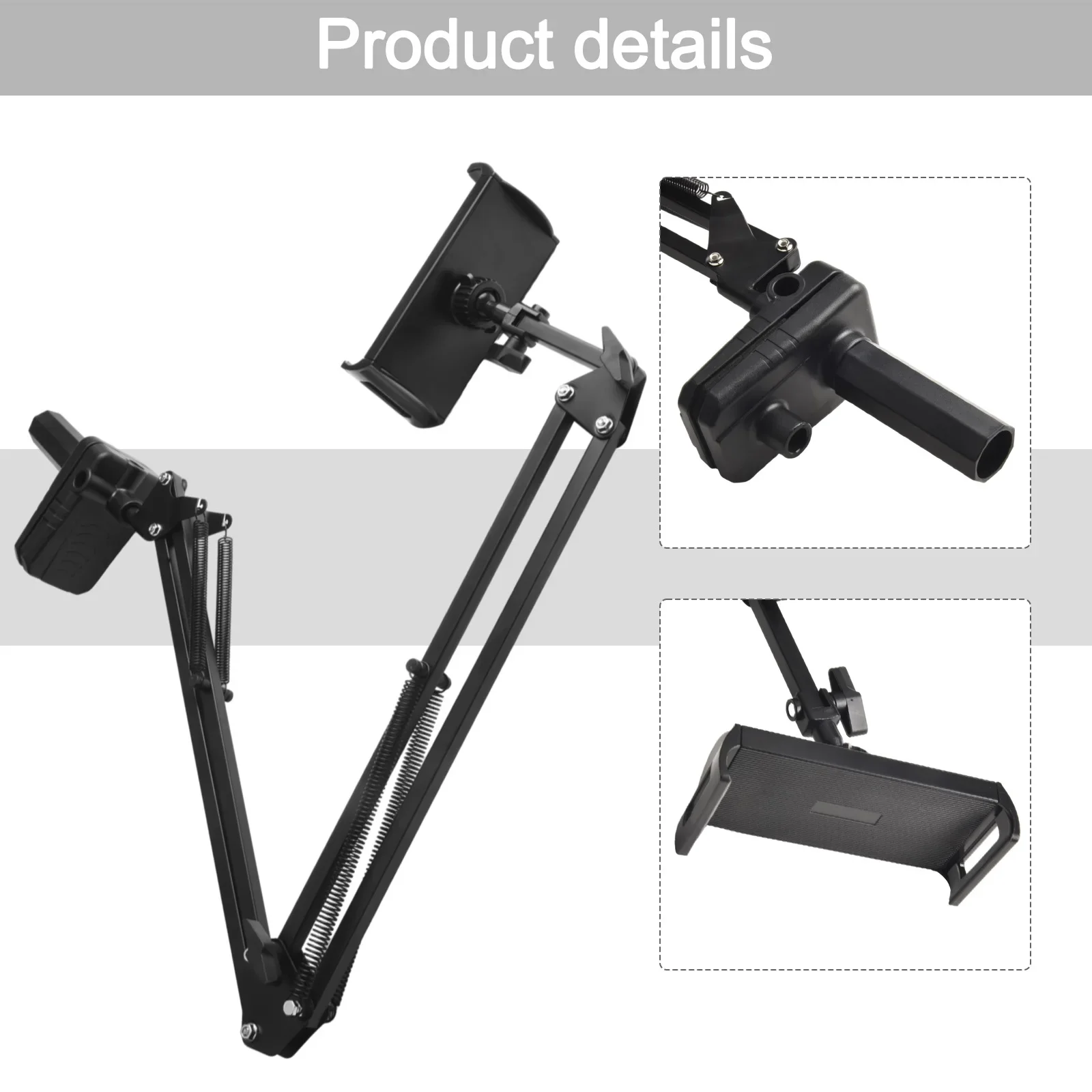 Retractable Phone And Tablet Holder For Bed And Sofa Phone Tablet Holder Adjustable Lazy Man Cantilever Bracket