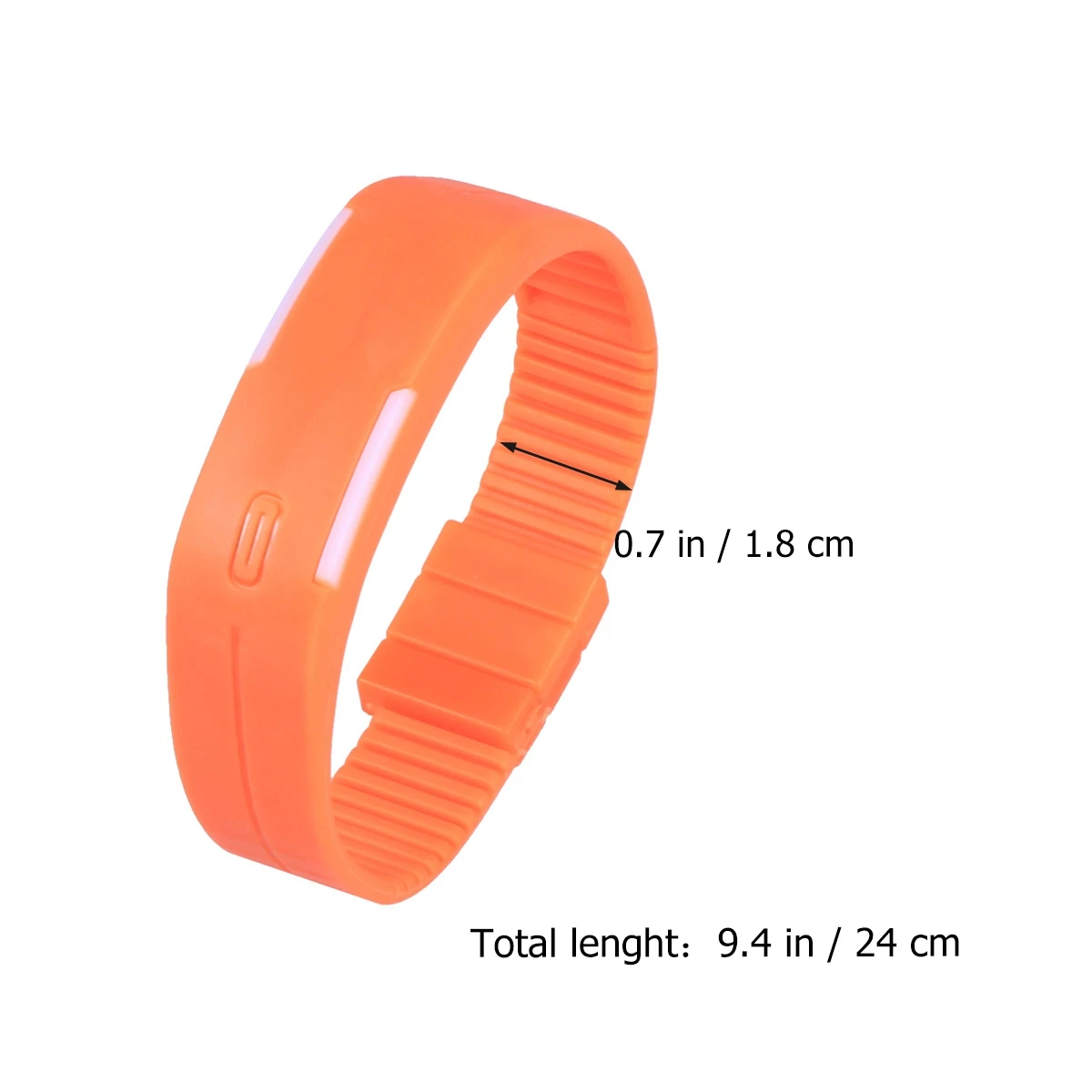 

Stylish LED Touch Bracelet Sports Wristband Daily Waterproof Kids Smartwatch Silicone Band Step Counter
