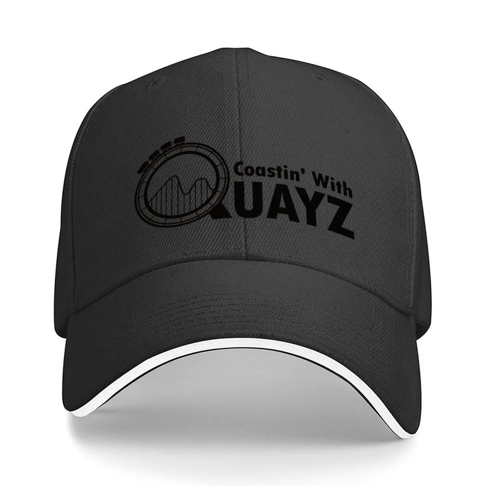 

Бейсбольная кепка Coastin' With Quayz с полным логотипом, мужская шляпа, шляпа для гольфа, оригинальная новая шляпа, дизайнерская кепка на заказ, мужская и женская