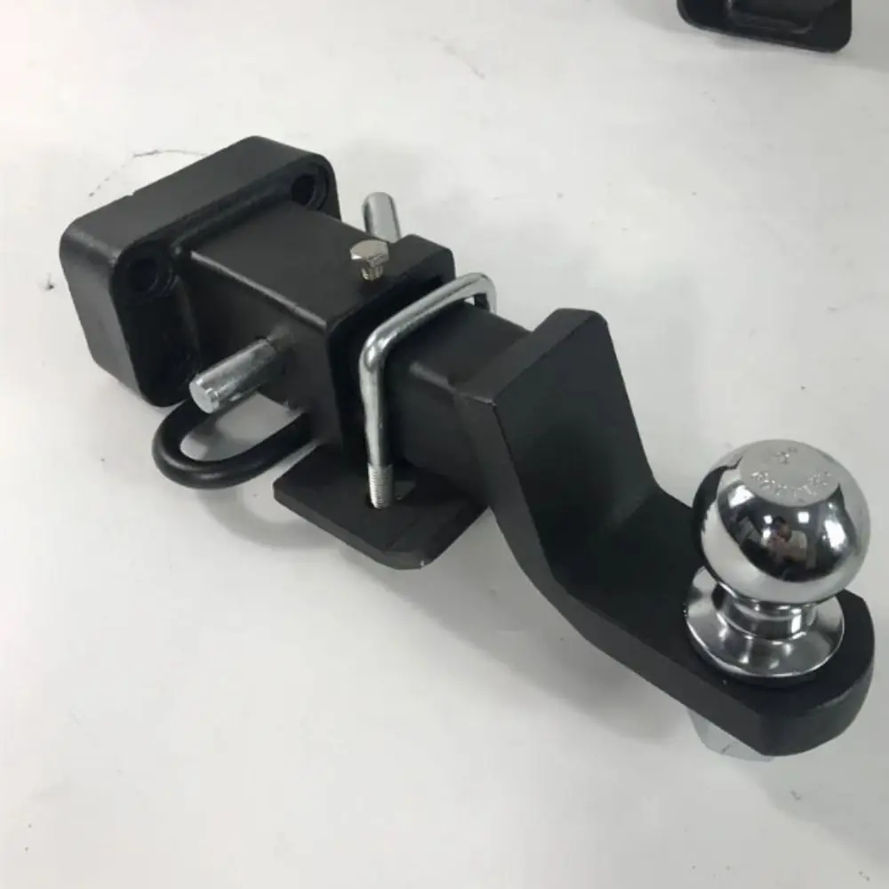 角口トレーラーフック 50 ミリメートルボールジョイントリアバーピントルフック防振装置修正されたローグフック牽引フック