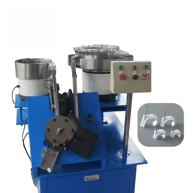 2025 hot sale QFW Automatic Assembly Line for Cable Clip Nail Making Assembling Machine /Cable Clip Assembly Machine
