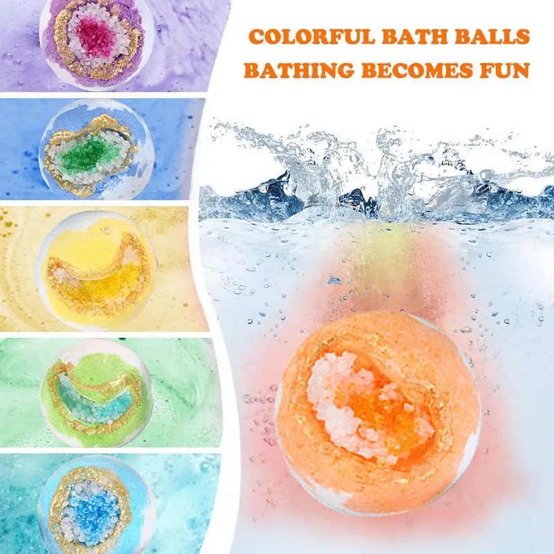 9 Stuks Bad Bommen Cadeau Set Bubble Bad Ballen Organische Bubble Bal Met Diverse Kleuren En Prachtige Bruisend Effect Cadeau Voor Kinderen