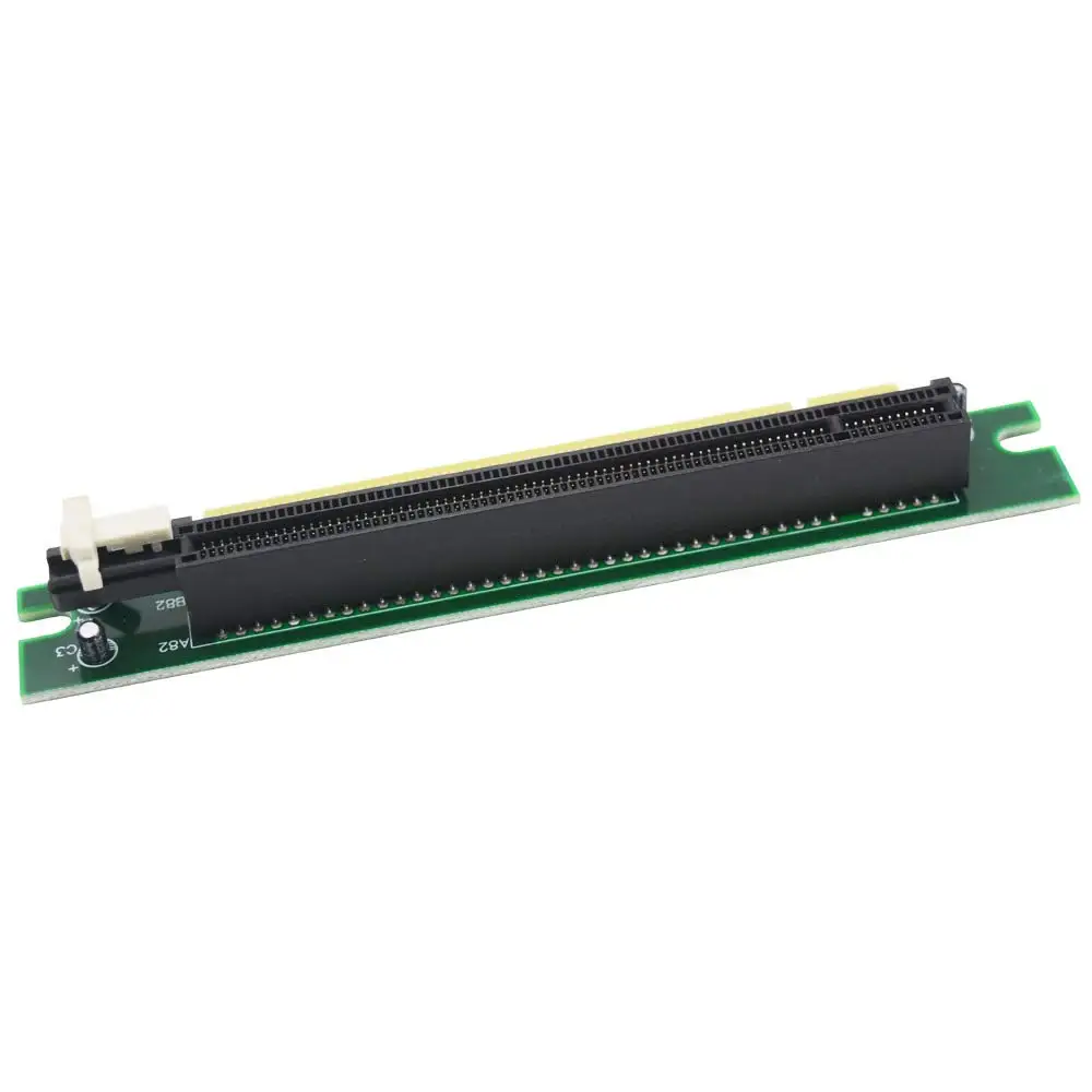 PCI-Express 16x Riser Card 90 Degree Right Angle Riser Adapter Card 1U 2U