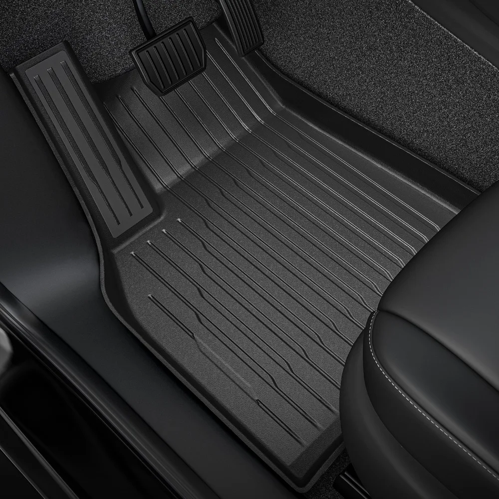 Floor Mats + Cargo Liner for 2025 2026 Tesla Y Juniper 5-Seater All Weather TPE view 3