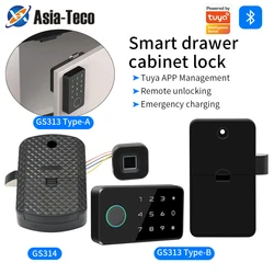 Fingerprint Smart Drawer Cabinet Invisible Lock Ic Card Unlock Cabinet Furniture Electronic Keyless Sensor Lock support tuya app