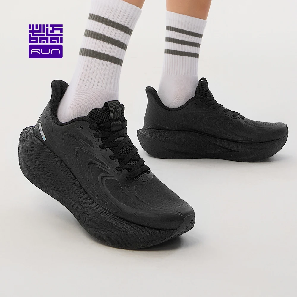 

BMAI Lace-up Mesh Men's Sports Shoes 20KM Jogging Running Shoes Cushion Casual Sneakers for Men Breathable Designer Man Trainers