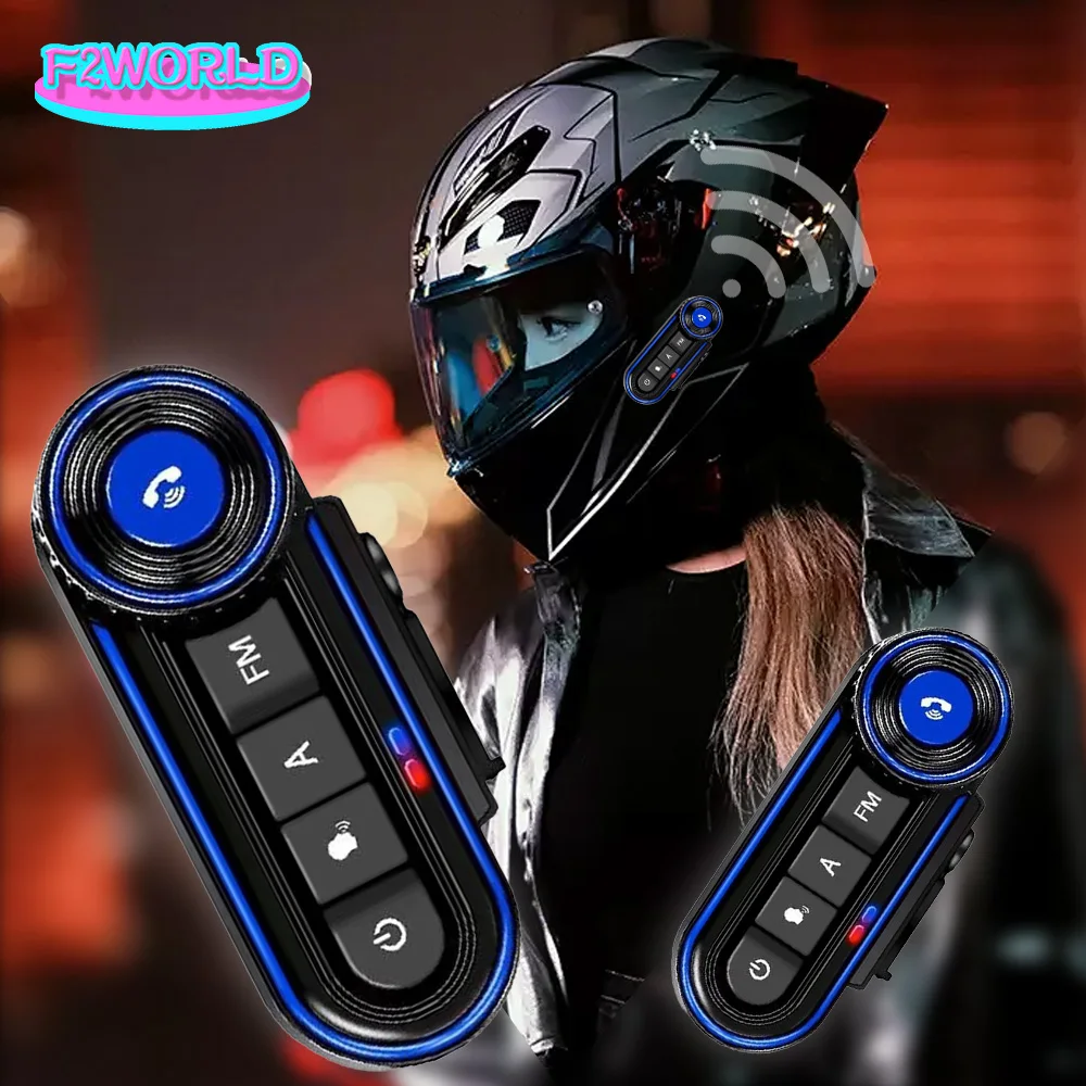 

BT5.3 Motorcycle Helmet Headset BT36 Wireless Riding Headphone Anti-interference Motorbike Handsfree Waterproof Stereo Speaker