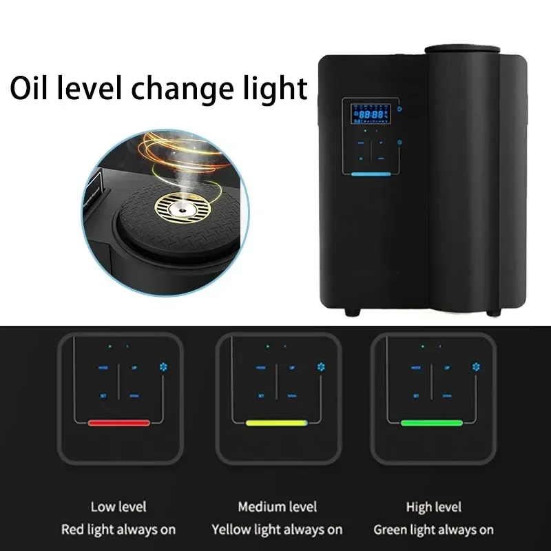 Latest 5000CBM Commercial Electric HVAC Aroma Diffuser Waterless Hotel Air Freshener Aroma Machine Metal Scent Air