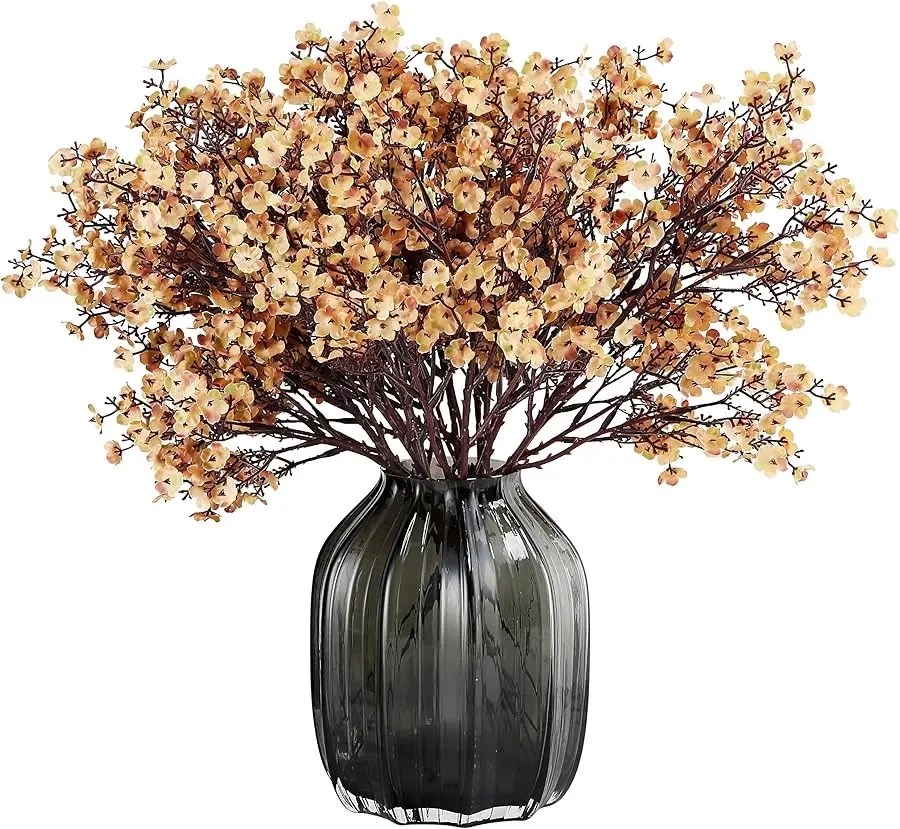 

Babys Breath Silk Artificial Flowers Bulk 6pcs for Fall Decor Fake Flower Bouquet Bulk for Home Kitchen Indoor Bouquet Floral Ar