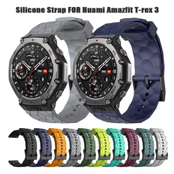 Silicone Strap For Huami Amazfit T-Rex 3 Smart Watch Bracelet Replacement Sport Strap For Amazfit T Rex 3 Wristband Accessories