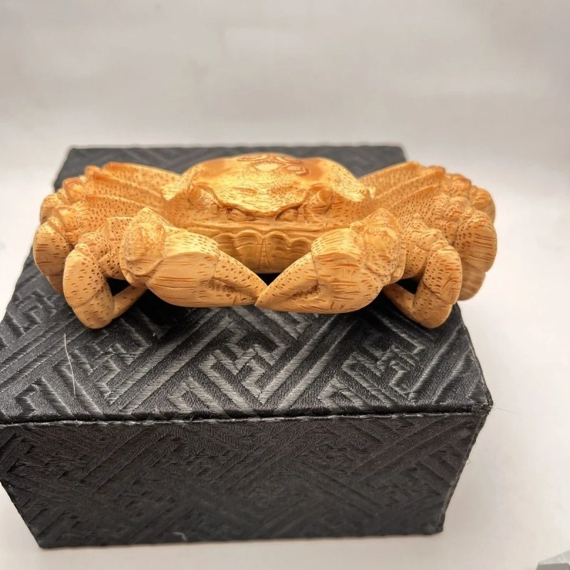 Bamboo carving Bamboo root carving Famous crab