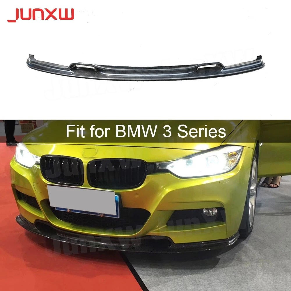 

Carbon Fiber Front Bumper Lip Spoiler for BMW 3 Series F30 F35 M Sport 320i 325i 328i 330i 335i 2012-2018 Bumper Chin Shovel