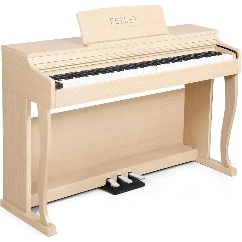 

Fesley Digital Piano 88 Key Weighted Keyboard: Home Electric Piano With Hammer Action Professional,Upright Piano Keyboard