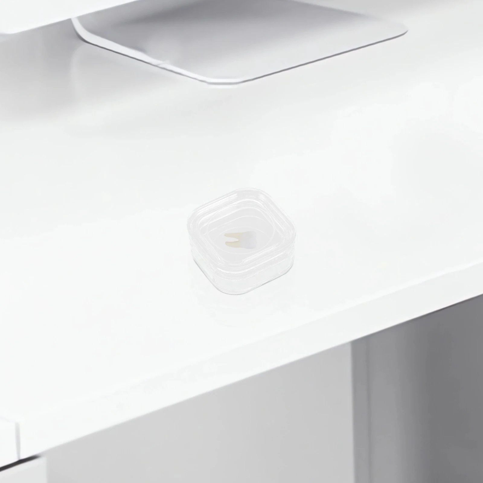 

Dental Retainer Box Fake Artificial Tooth Container Bath Case Orthotics Broken Cover for Retainers Travel