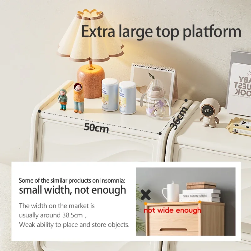 Conjunto de muebles de dormitorio con plataforma superior grande, armario de juguetes para niños, estante de almacenamiento de ropa de plástico, almacenamiento organizativo