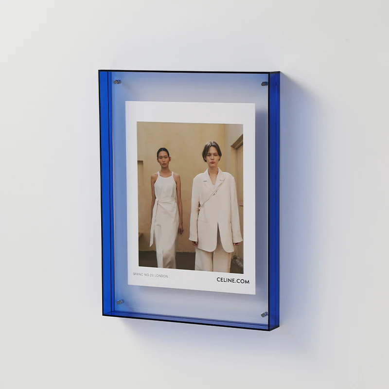 Acrylic Photo Frame Plastic Rectangle Holder