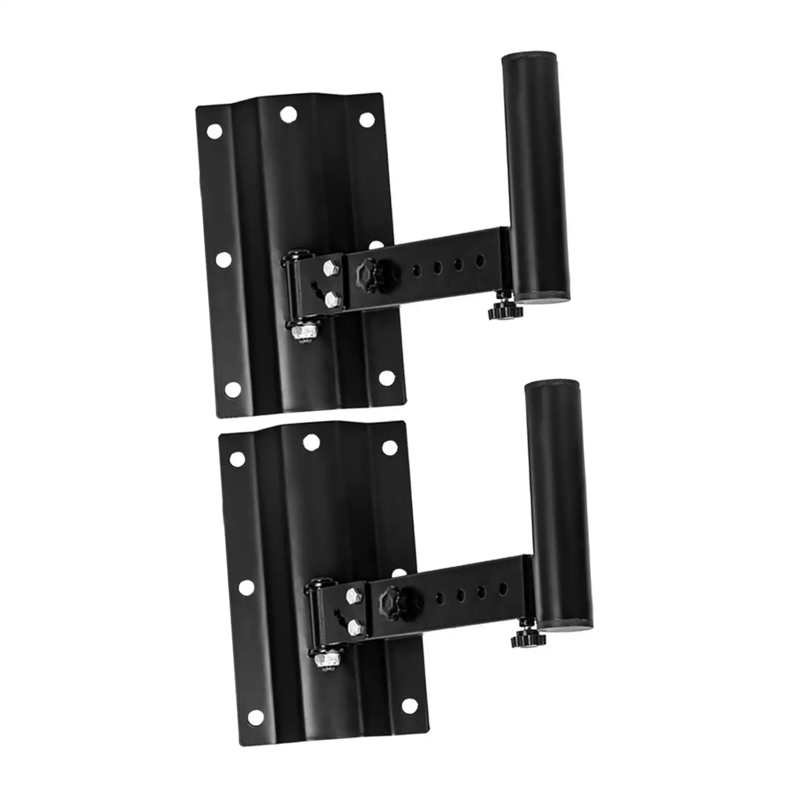 2x ลําโพงผนังวงเล็บยึดเพดาน Professional Rotatable Heavy Duty ปรับ Wall Mount Holder สําหรับ Studio Monitor Office