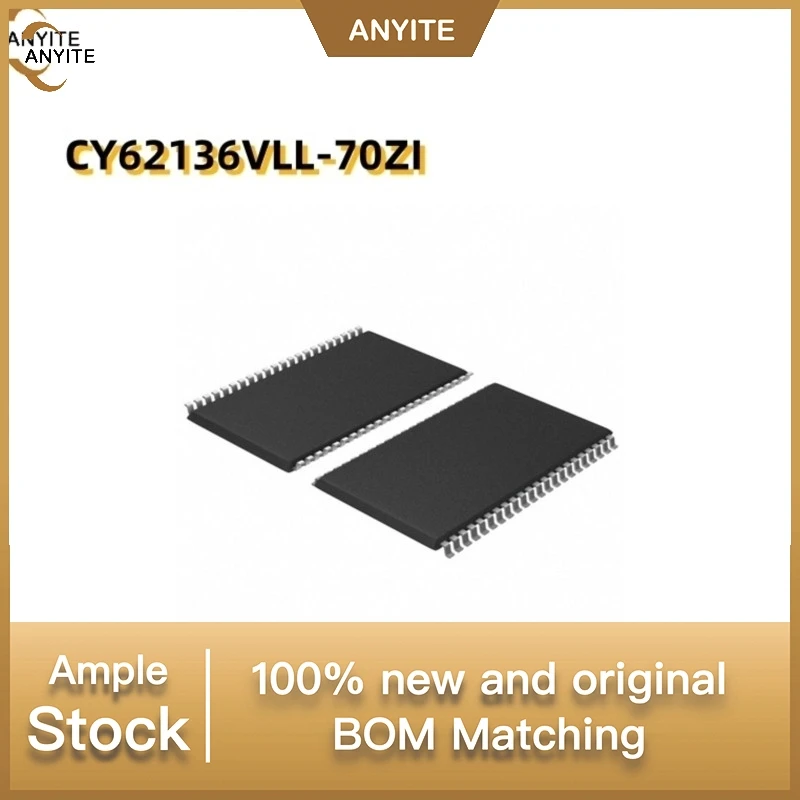 

5 шт./лот CY62136VLL-70ZI CY62136 CY62136VLL tsop-44
