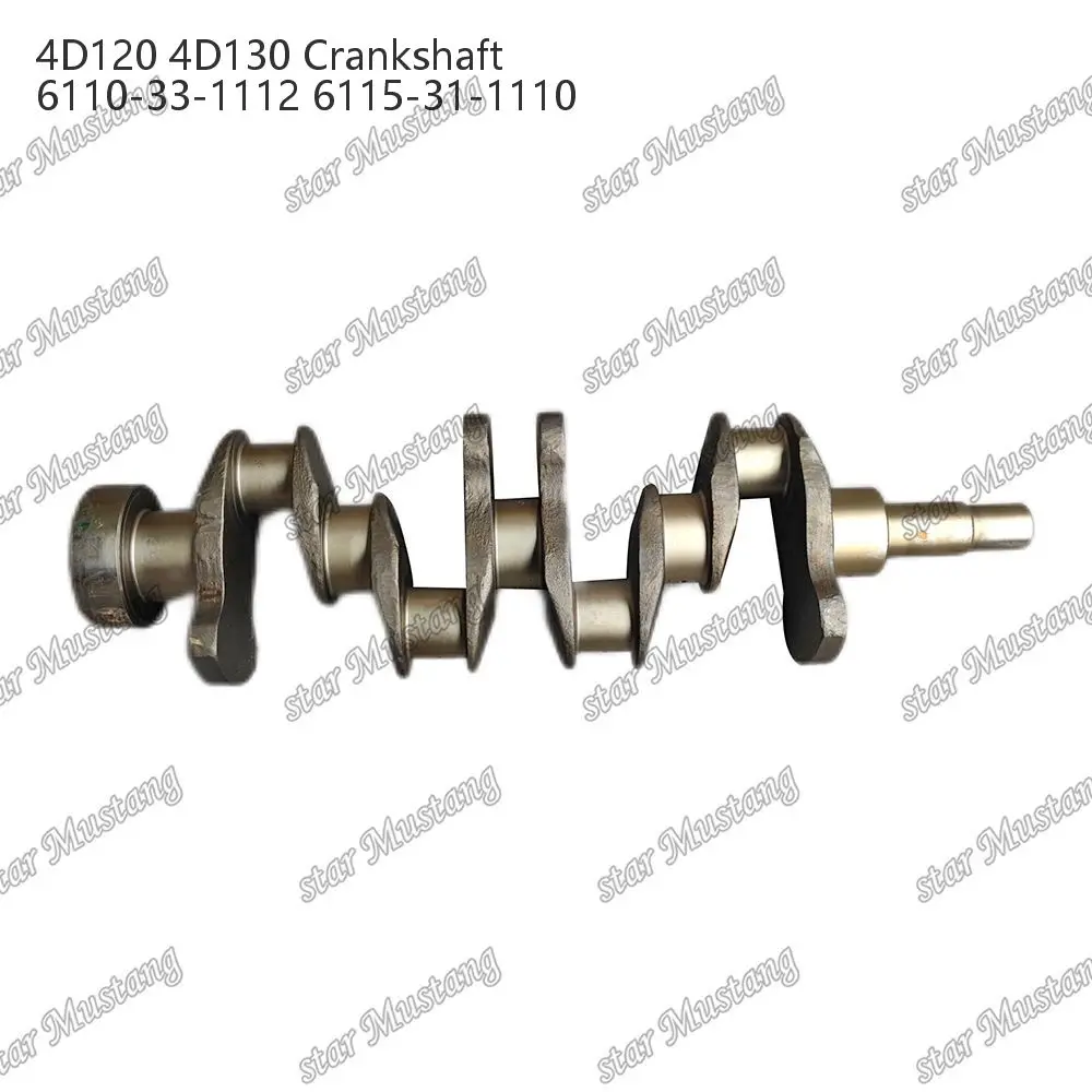 4D120 4D130 Crankshaft 6110-33-1112 6115-31-11100 Suitable For Komatsu Engine Parts