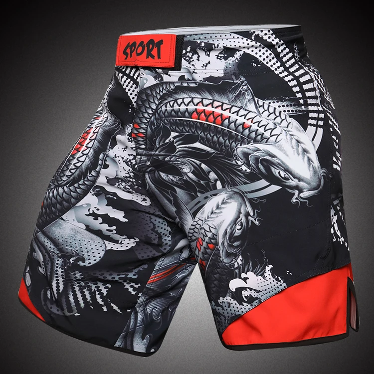 New MMA Sport Breathable Men\'s Shorts Boxing Training MMA Short Kickboxing Shorts Muay Thai Kickboxing for Both Men and Women