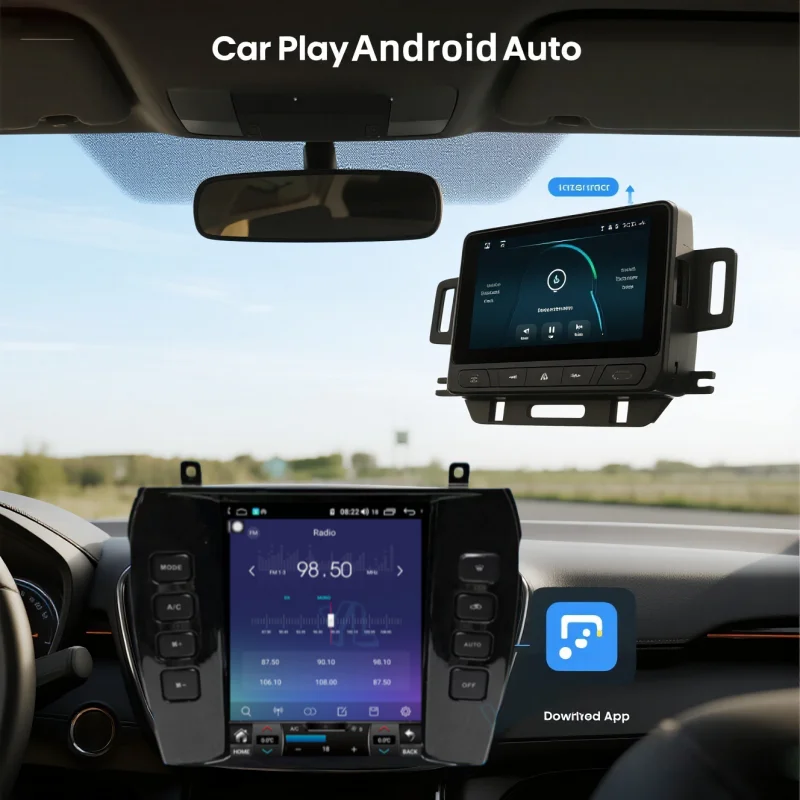 

NPLL для Jaguar XJ X-TYPE S-TYPE 2004-2008 Android 14, мультимедийный плеер Carplay, GPS-навигация, сенсорный экран, автомобильный радиоприемник, головное устройство