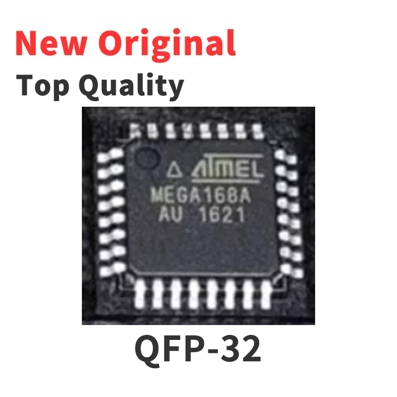 (1 Piece) ATMEGA168A-AU ATMEGA168A-AUR ATMEGA168PA-AN ATMEGA168PA-ANR ATMEGA168PA-AU ATMEGA168PA-AUR QFP-32 New Original