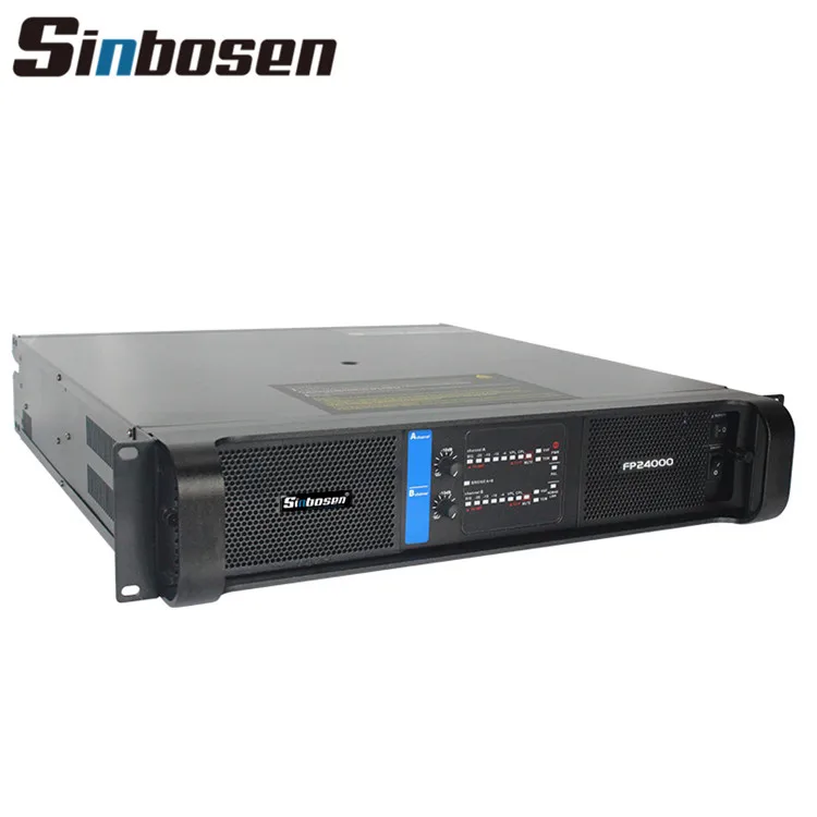 مضخم طاقة احترافي عالي Sinbosen FP24000 بقناتين * 4200 وات لمضخم صوت 21 بوصة