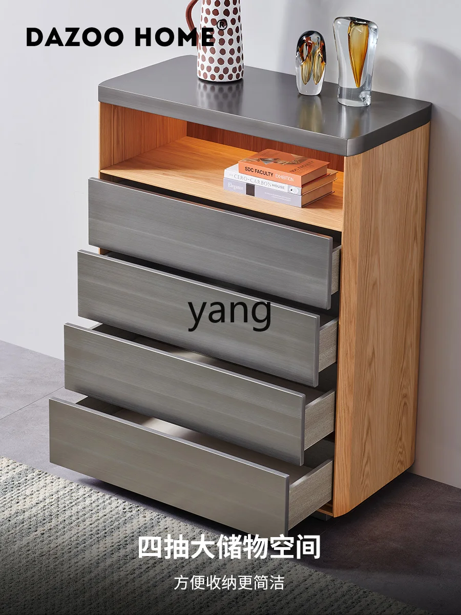 LMM bedroom simple modern living room TV cabinet next to the wall premium chest cabinet