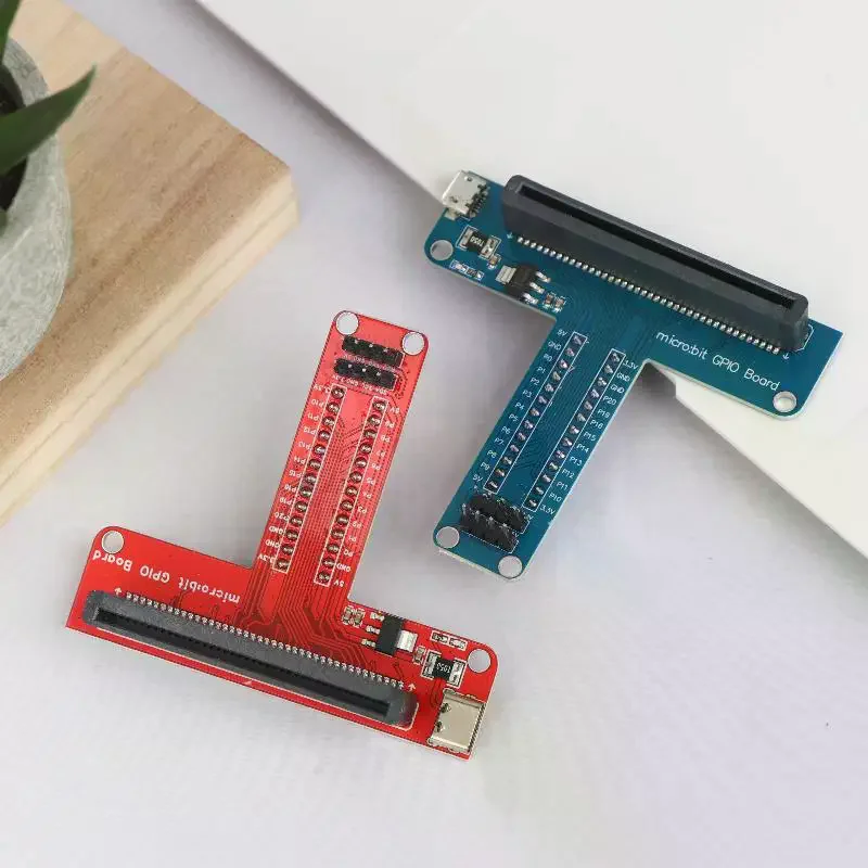 

Плата разработки Microbit T-Type Плата расширения GPIO 3,3-5 В Совместимая плата преобразования напряжения Интерфейс макетной платы