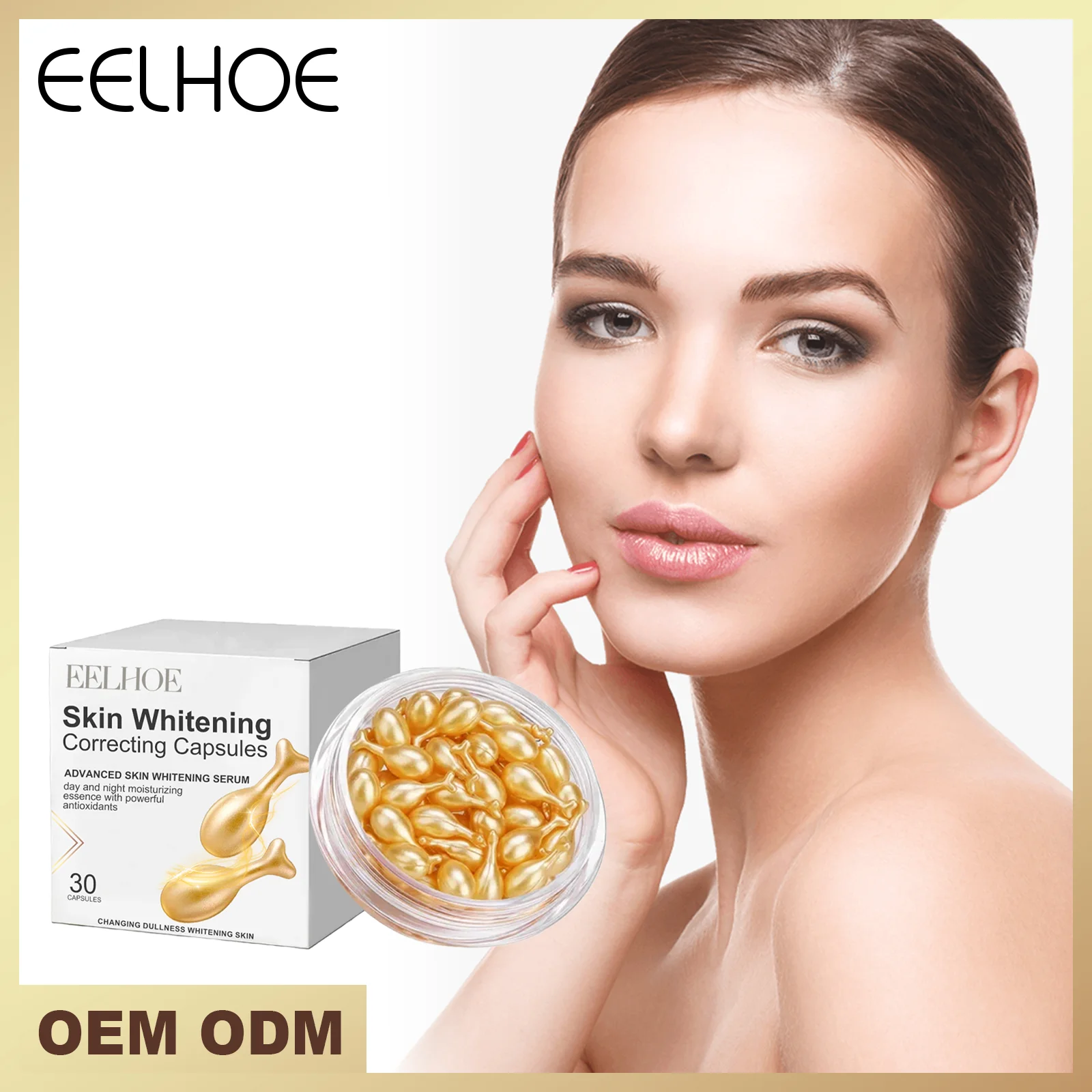 Vitamin E Capsules Brightening Skin Bleach Dull Skin Anti Dark S-pots Pigment Corrector Rejuvenated Skin Smooth Serum Capsules