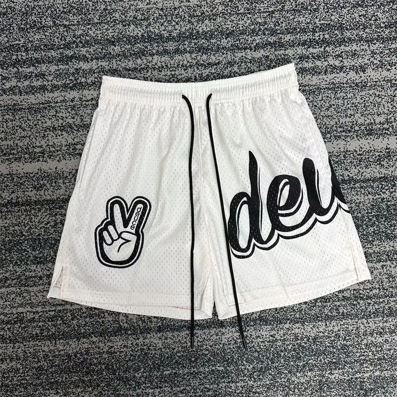 

Summer 3D Print Scissorhands Basketball Men's Beach Sport Shorts Quarters Fitness Training Shorts Absorb Sweat Quick-drying