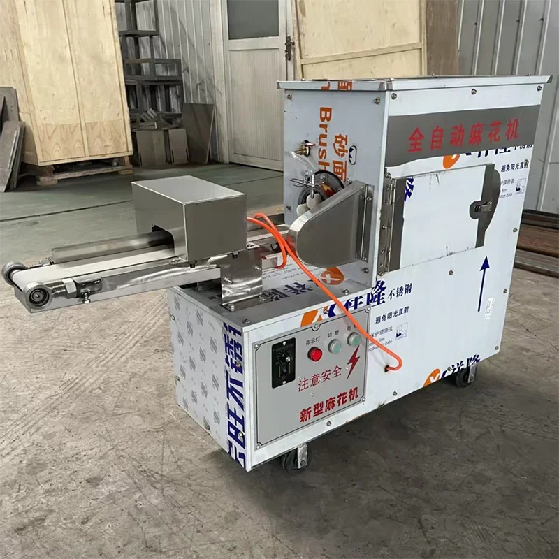 &Fully Automatic Twisted Dough Stick Machine, Large Twisted Dough Stick Snack Machine, Deep-Fried Salted and Pepper