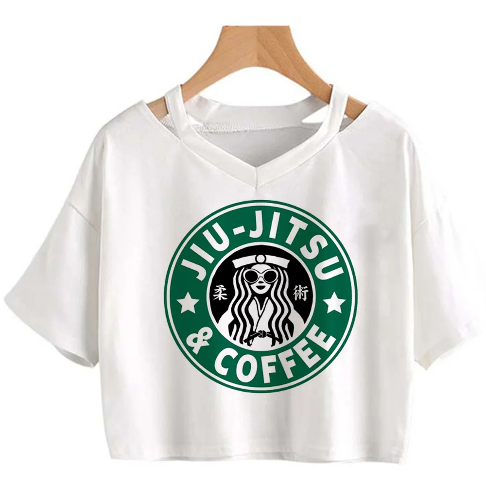 Bjj Jiu Jitsu top women designer streetwear manga t shirt girl y2k harajuku clothes