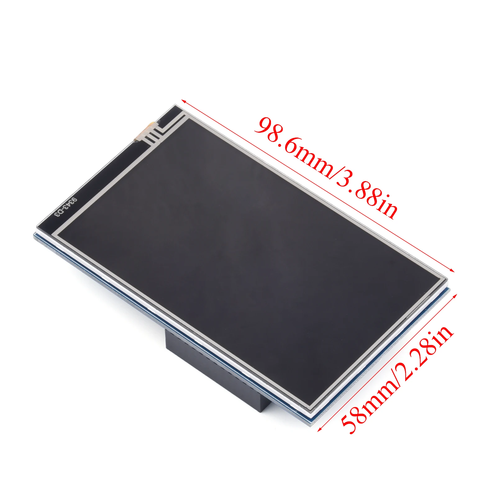 Touchscreen da 4 pollici 800*480 Display compatibile HDMI Touchscreen LCD TFT IPS per Raspberry Pi 5 4B / 3B + /3B / Zore W